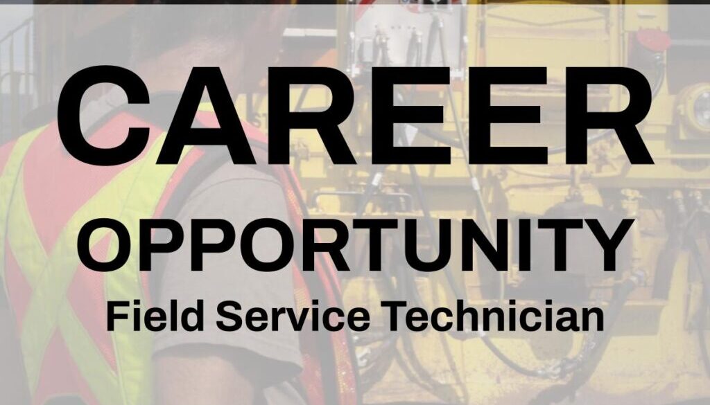 Job opportunity - field service technician