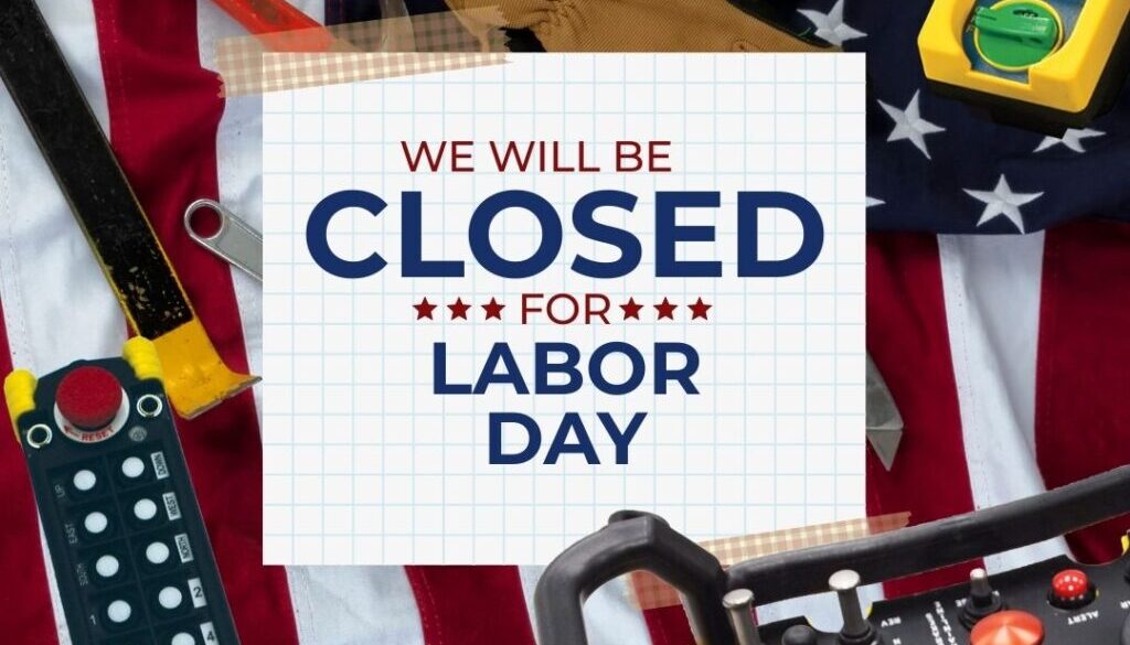 holiday hours - labor day - control chief
