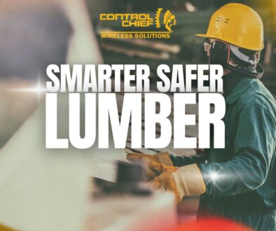 Smarter Safer Lumber Handling with industrial remote control