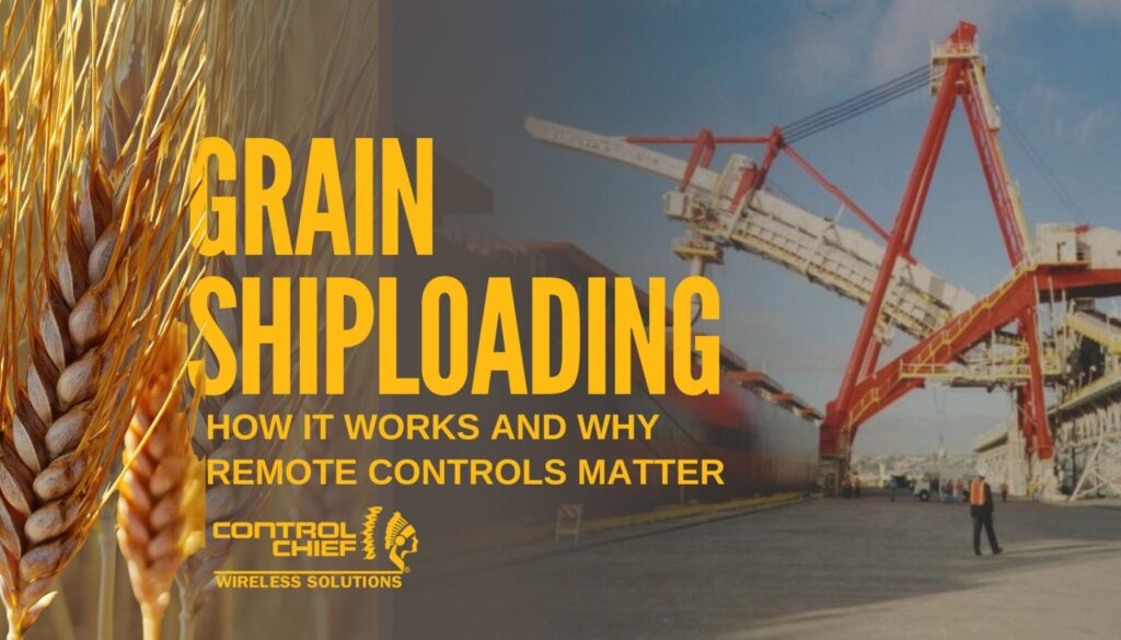 remote control for grain shiploaders