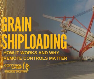 remote control for grain shiploaders