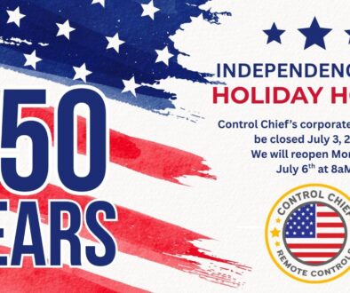 Control Chief Holiday Hours - Fourth of July