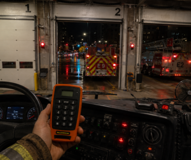 fire station door remote control